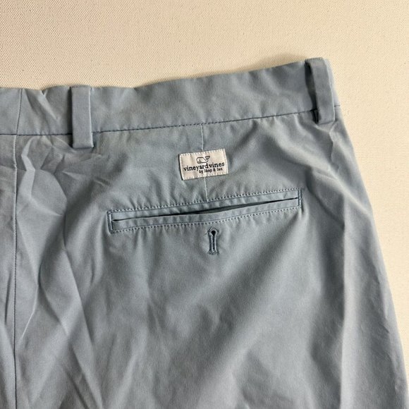 Vineyard Vines Performance Breaker Shorts Chino Golf Logo Blue Mens Size 38 - Picture 4 of 7